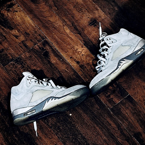 Jordan Shoes - Blue Bird Jordan 5s so 8.5 women